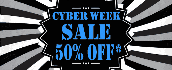 Cyber Week Sale (50% off)