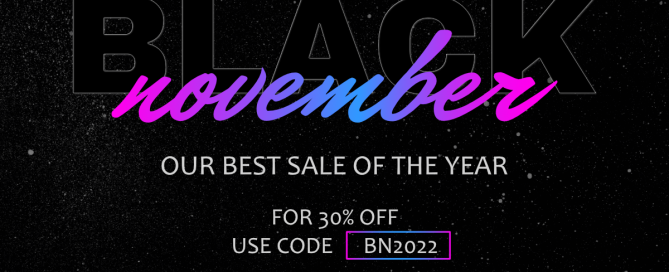 Black November Sale 2022